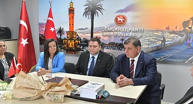 Başkan Tugay'dan Demokrat Partili rakibine nezaket ziyareti 
