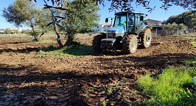 İzmir Büyükşehir çiftçi için arazilerini üretime kazandırdı