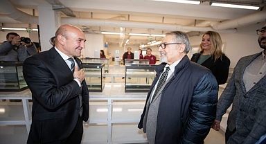 Prof. Dr. Naci Görür İzmir’deki yapı ve zemin laboratuvarını ziyaret etti