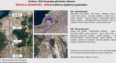 121 Ve 508 Numaralı ESHOT Hatları Yeniden Açılıyor