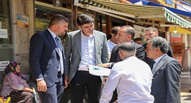 Başkan Görkem Duman İZSU yetkilileri ile sahada