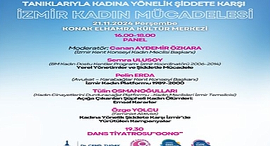 Kadına şiddete karşı İzmir 