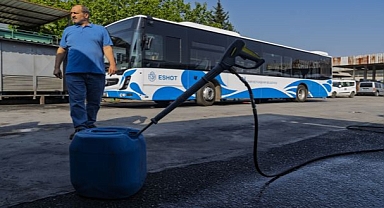 ESHOT’tan bin 100 hanenin kullandığı kadar su tasarrufu