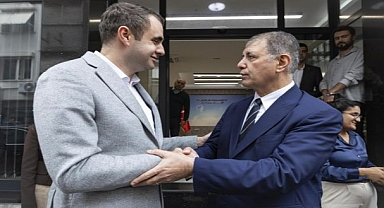 Başkan Tugay’dan CHP İl Başkanı Güç ve yönetimine hayırlı olsun ziyareti