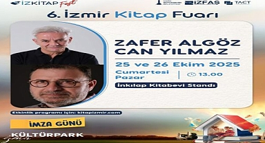 İZKİTAP’ta hafta sonu edebiyat rüzgarı esecek