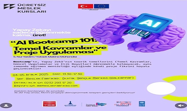 Gençlerin fikirleri yapay zekâ ile projeye dönüşecek