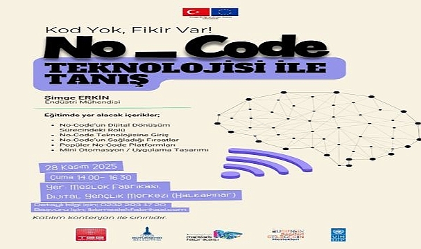 Meslek Fabrikası, No-Code teknolojisi ile tanıştırıyor