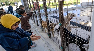Çocuklara hayvan sevgisi kazandırılıyor