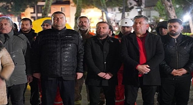 04.17’de duran saat, Seferihisar 6 Şubat’ı unutmadı