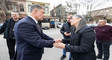 Başkan Tugay’dan Gümüştekin’e ziyaret